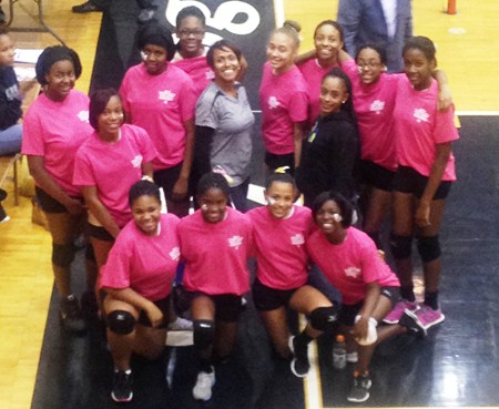 Memorial 8th Grade Girls Volleyball Team Wins Conference Championship