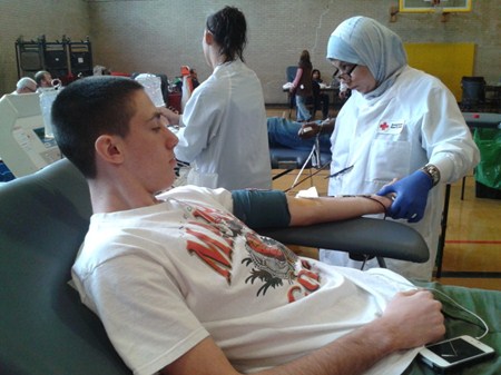 National Honor Society Holds Semi-Annual Red Cross Blood Drive
