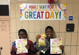 Greenview Middle Students recognized for meeting weekly attendance goals