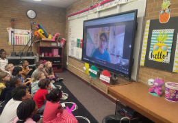Sunview 3rd Graders Meet Virtually with Author Josh Funk