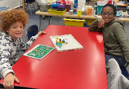 Rowland STEM Class Explores with LEGOS