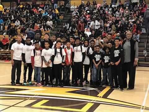 Junior High Teams Honored at Halftime