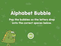 Bubble Letter Match 