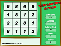 Subtraction Action 